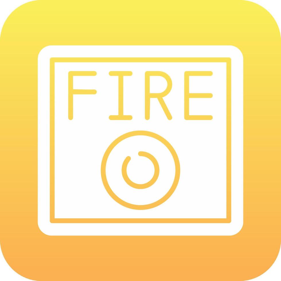 icona vettore allarme antincendio