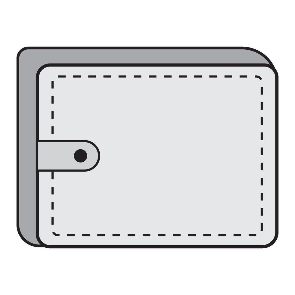 portafoglio icona logo vettore design modello