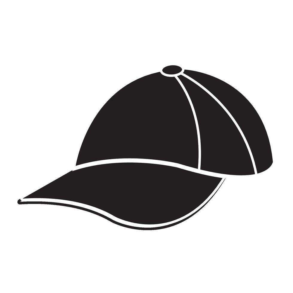 cappello icona logo vettore design modello