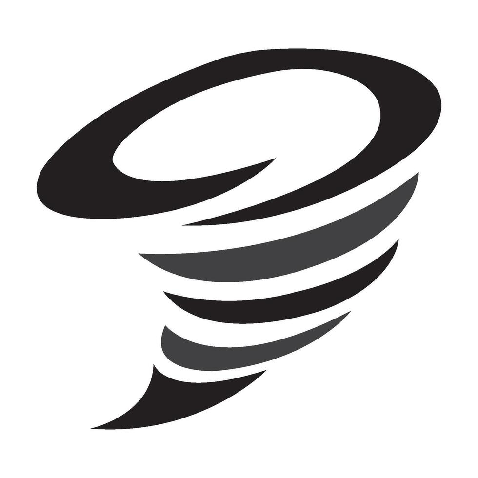 tornado icona logo vettore design modello