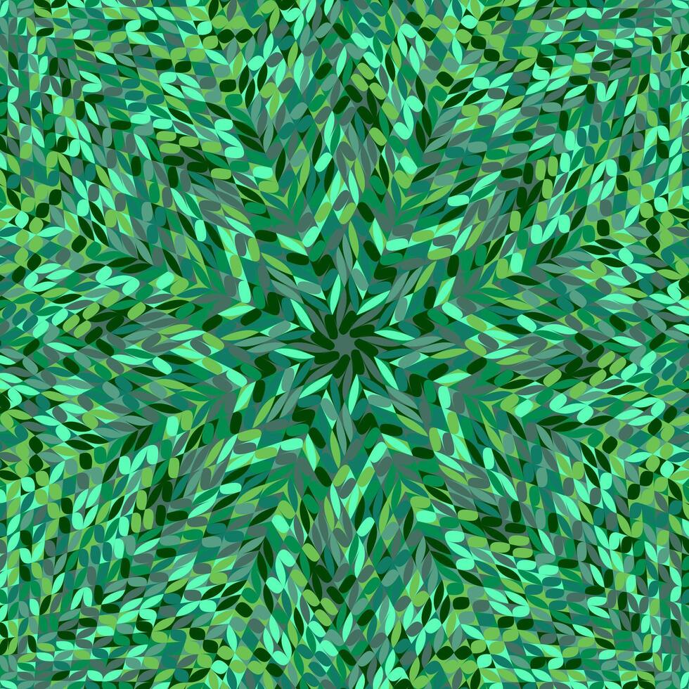 dinamico piastrella mosaico modello sfondo - circolare ipnotico astratto vettore design con geometrico piastrelle