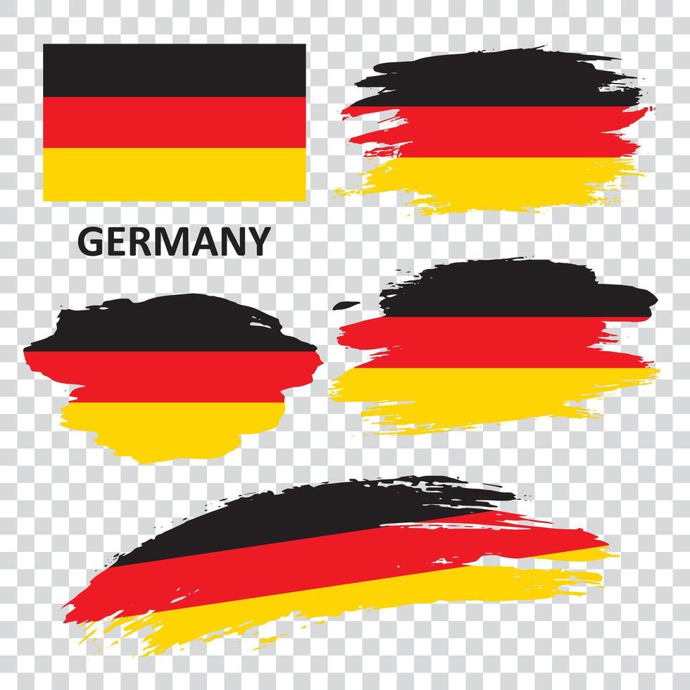 impostato di vettore bandiere di Germania