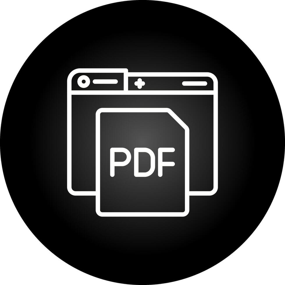PDF vettore icona