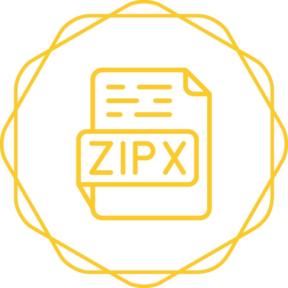 zipx vettore icona