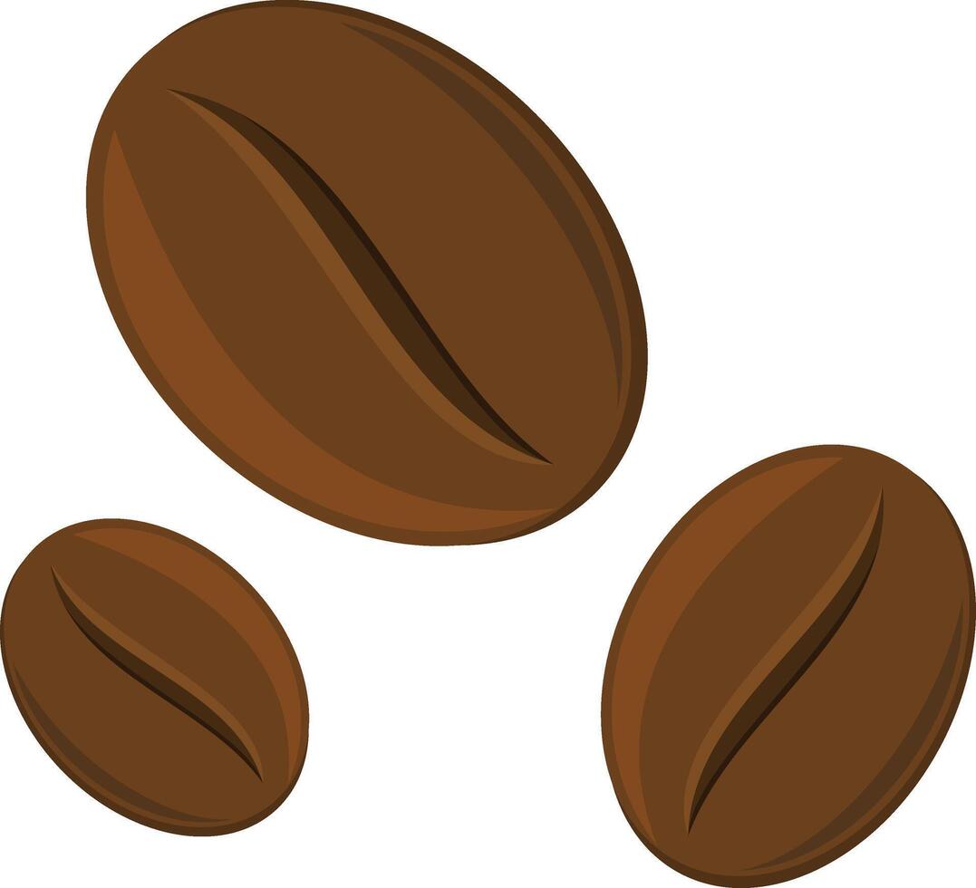 isolato caffè fagiolo icona - vettore grafico design