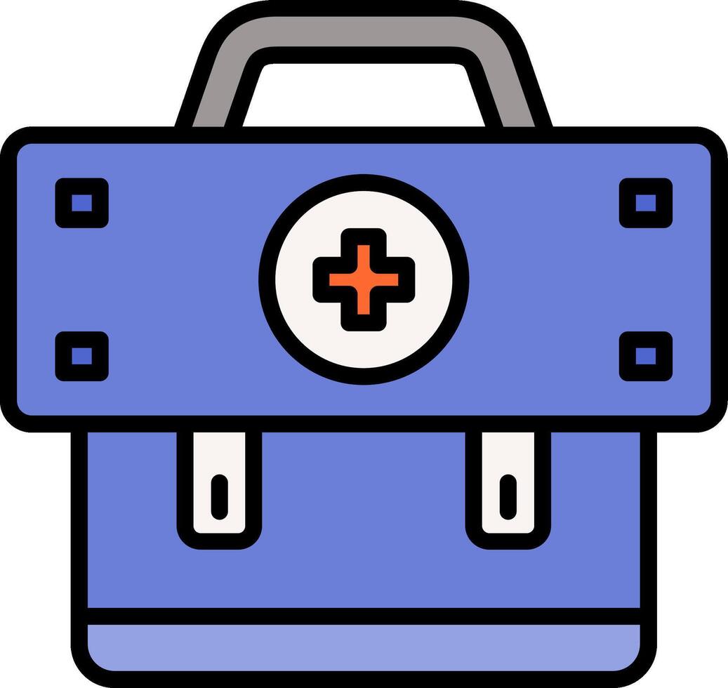 icona del vettore del kit di pronto soccorso