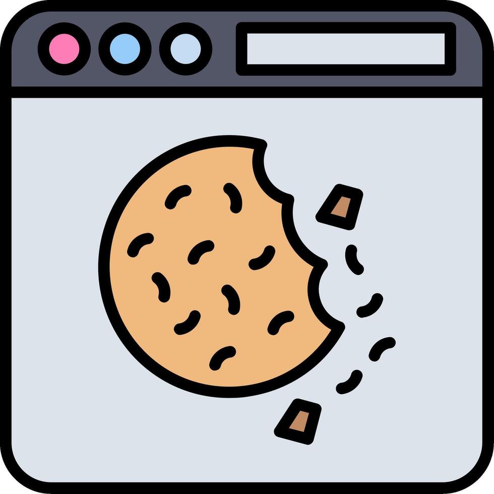 icona vettore cookie