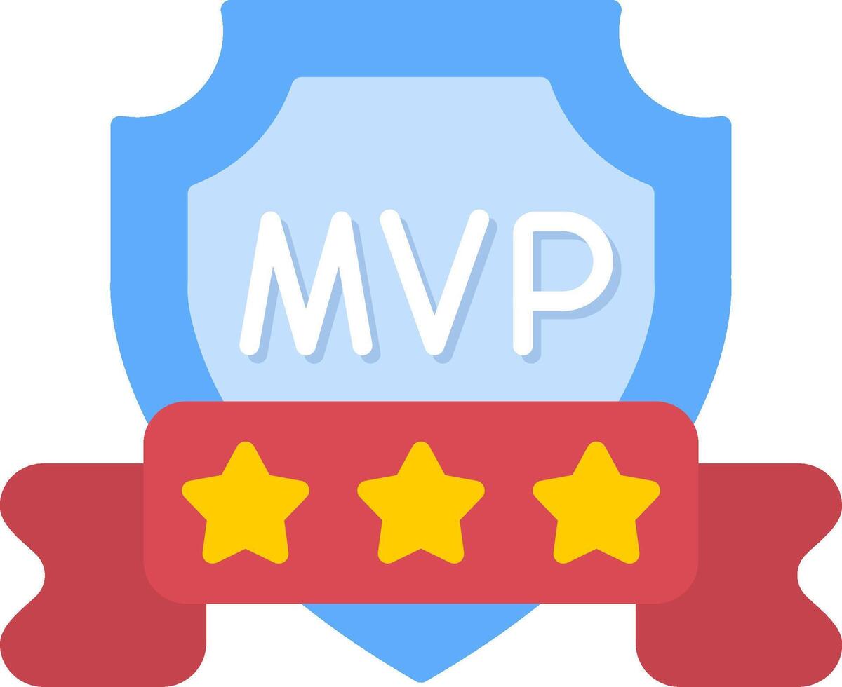 mvp vettore icona