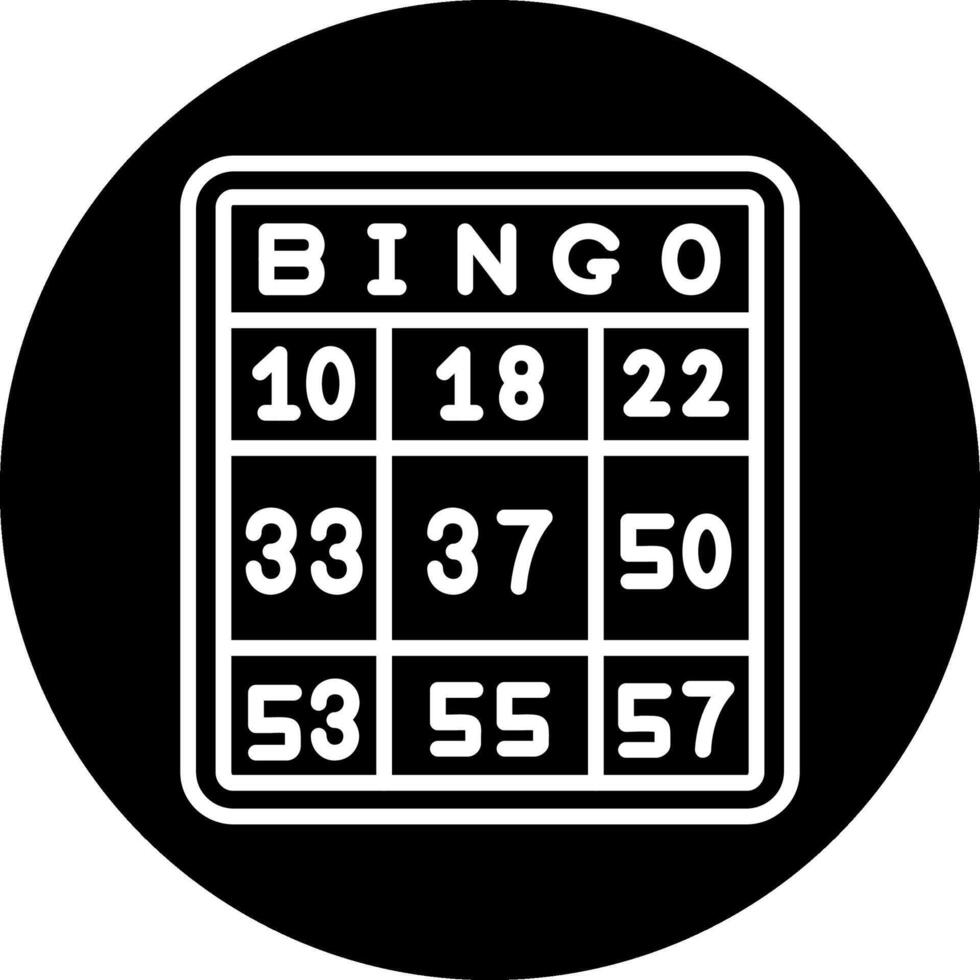 icona del vettore bingo