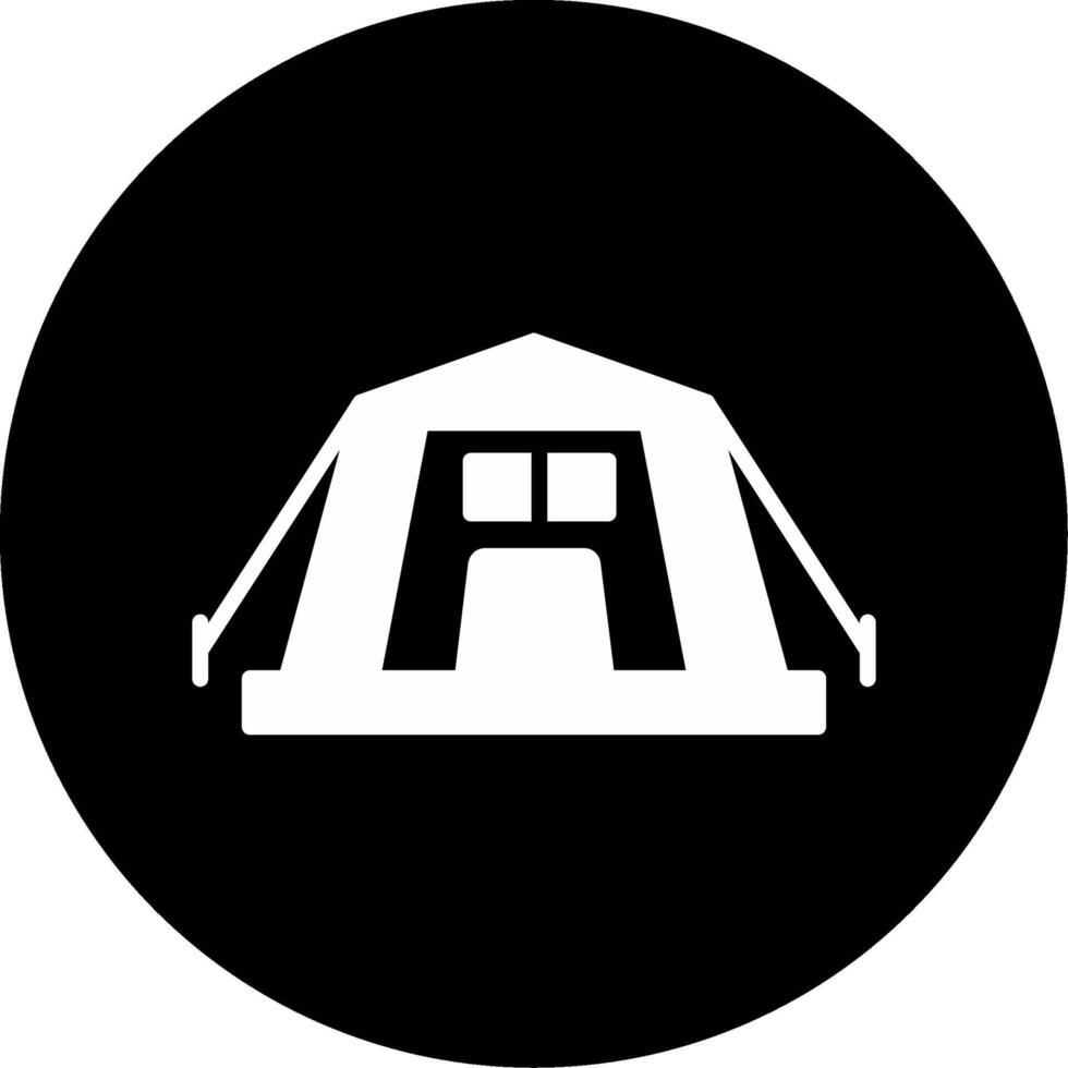 icona di vettore di tenda