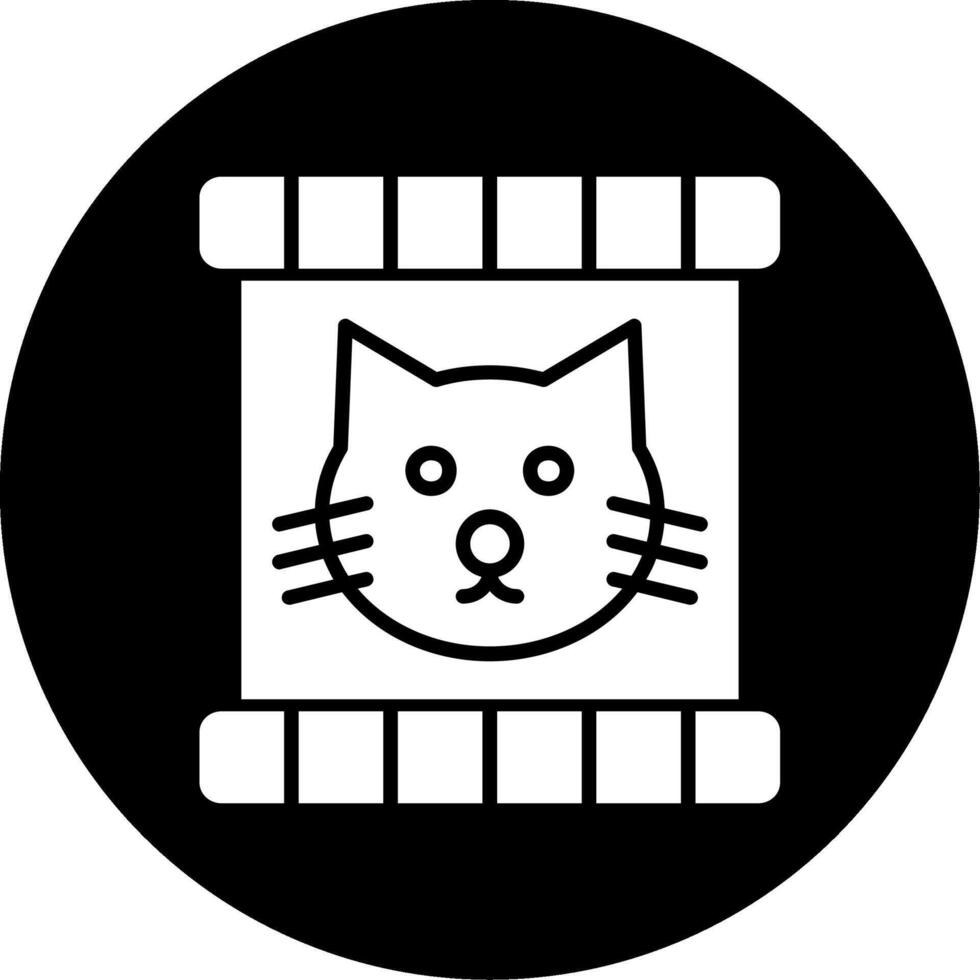 gatto cibo vettore icona
