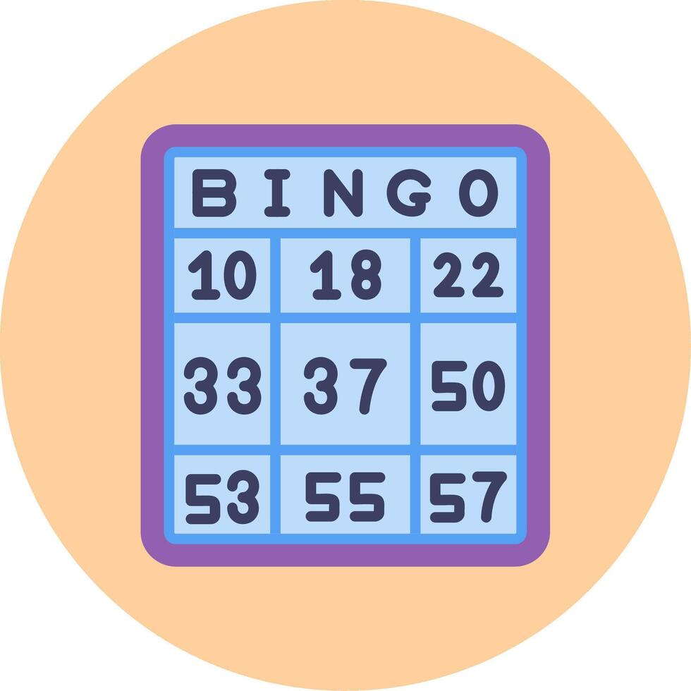 icona del vettore bingo