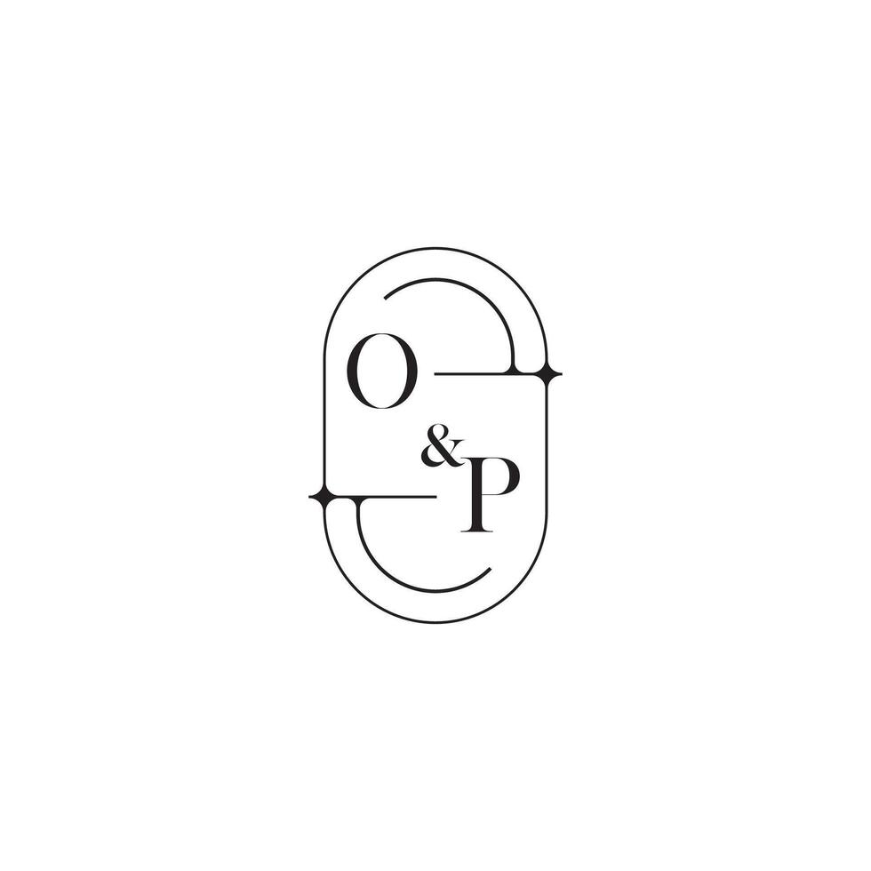 operazione linea semplice iniziale concetto con alto qualità logo design vettore