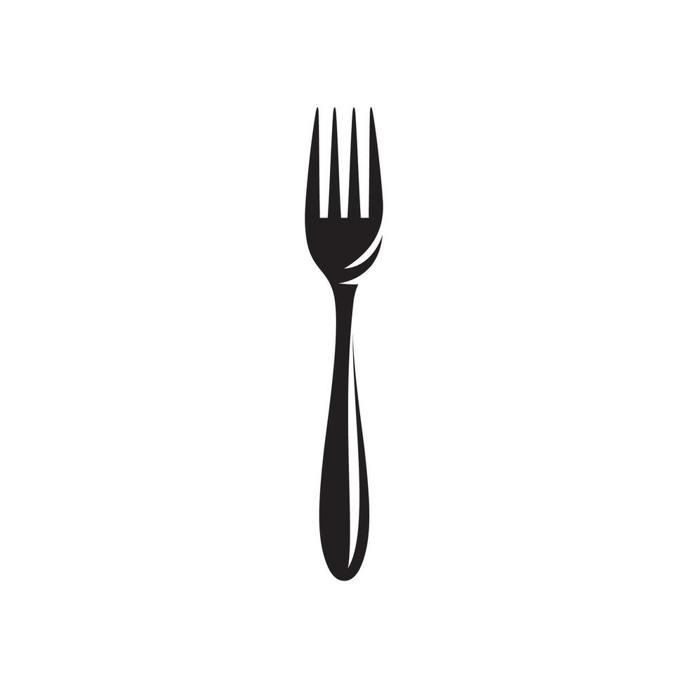 posate icona. cucchiaio, forchette, coltello. ristorante attività commerciale concetto, vettore illustrazione
