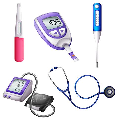 Diversi strumenti medici vettore