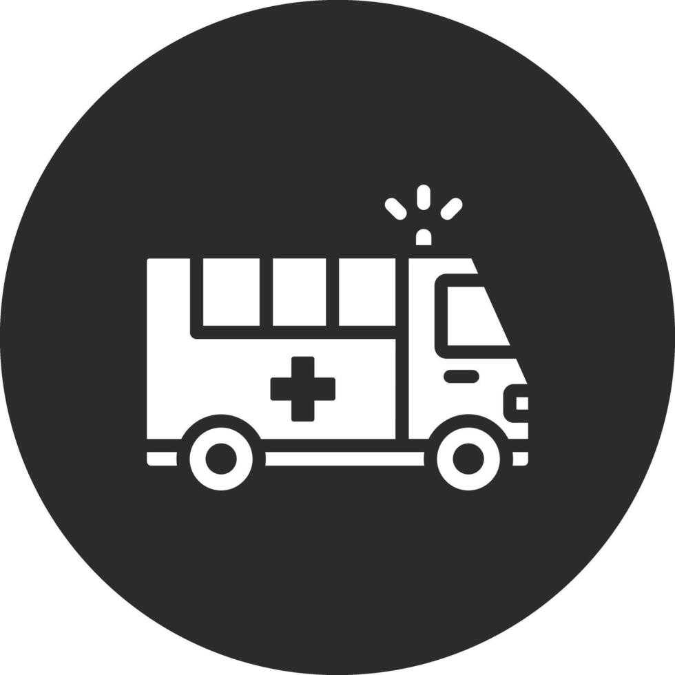 icona del vettore di ambulanza
