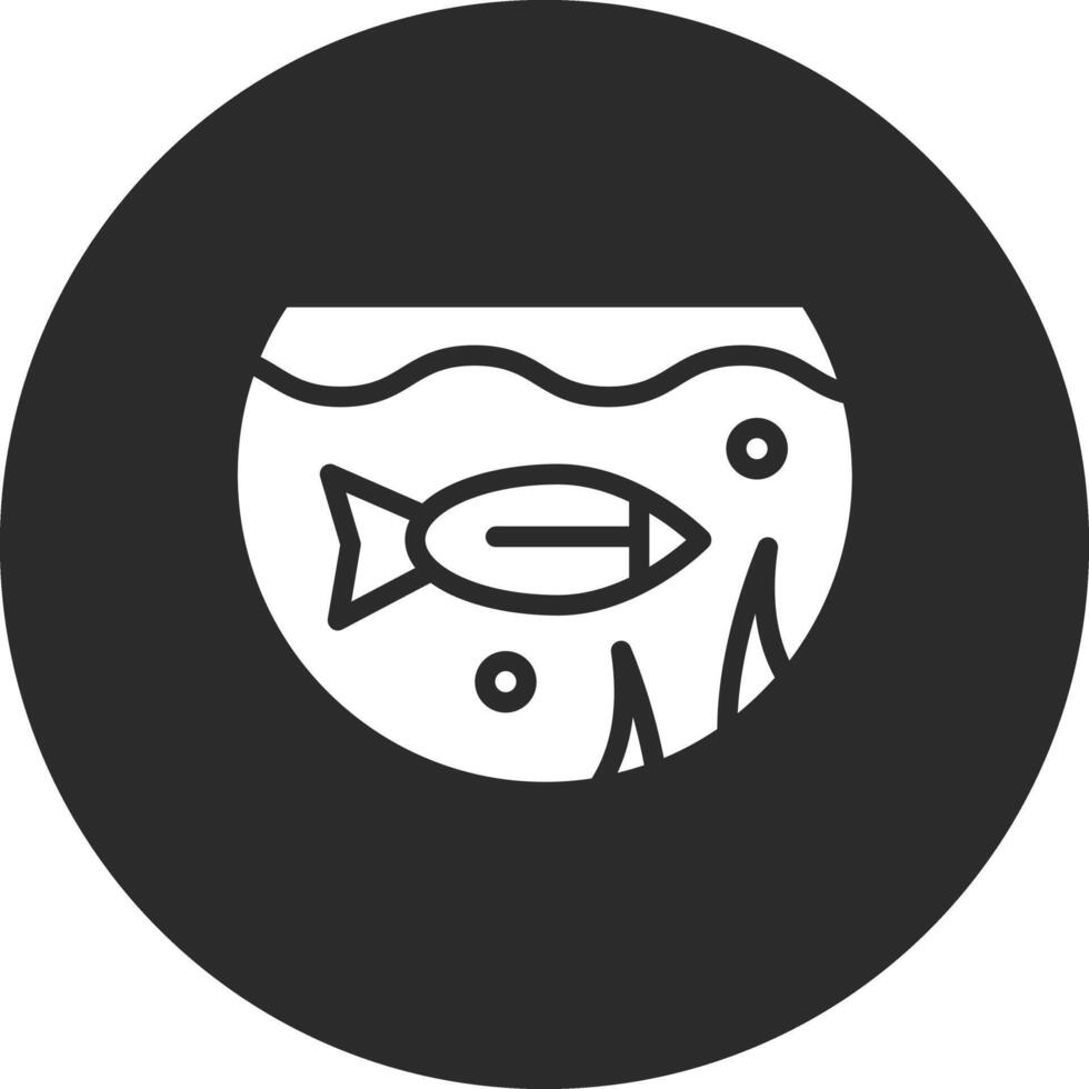 pesce serbatoio vettore icona