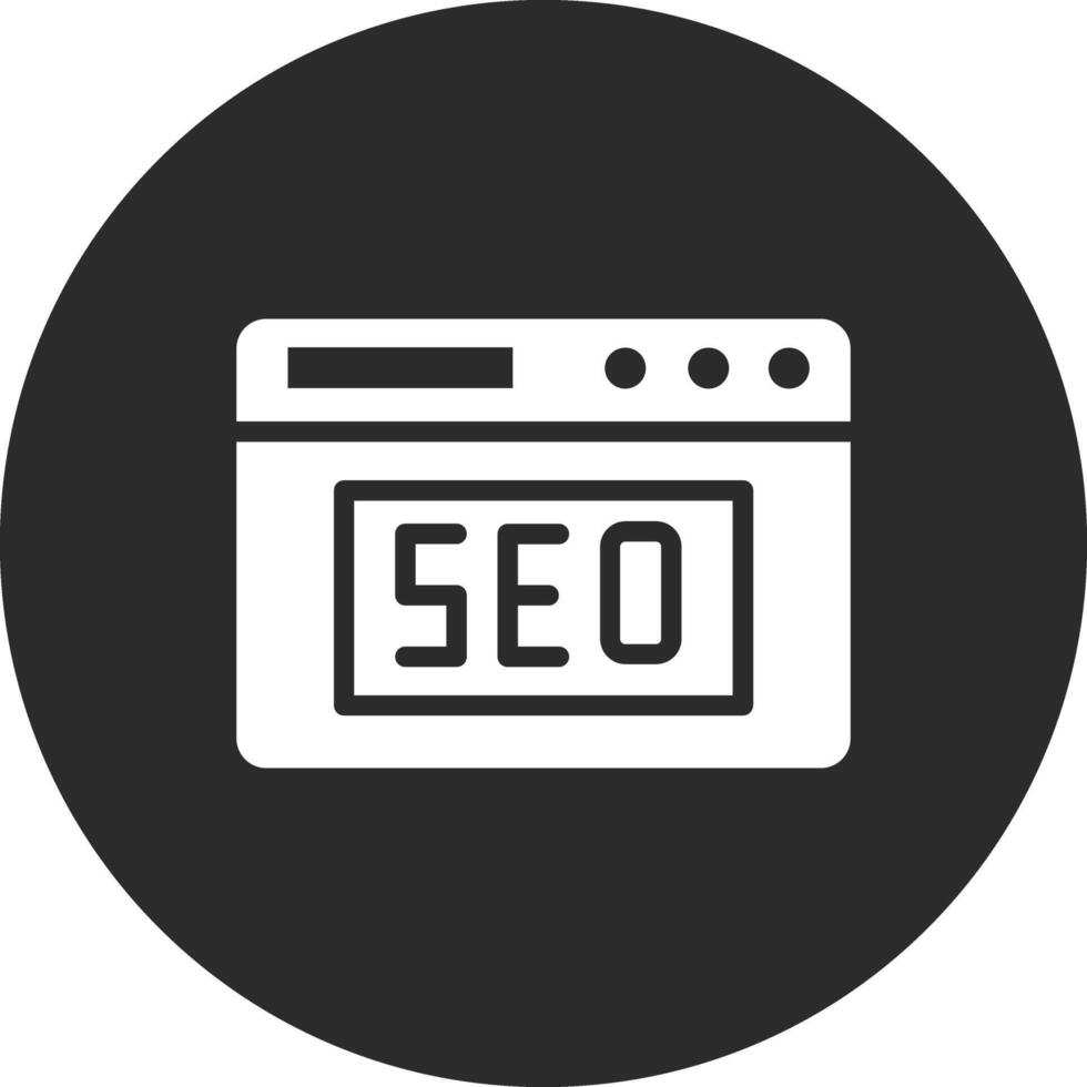 sito web SEO vettore icona