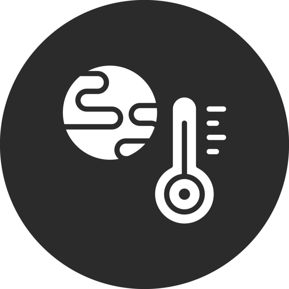 globale riscaldamento vettore icona