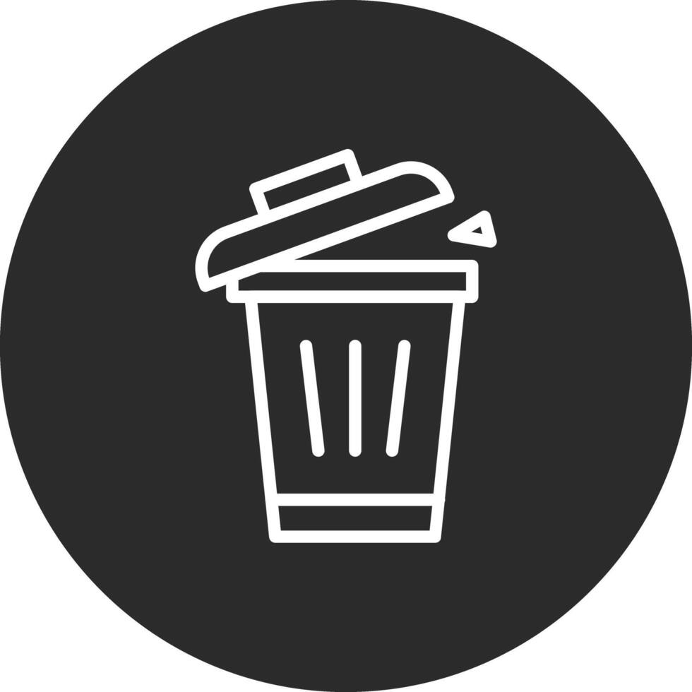 spazzatura pulizia vettore icona