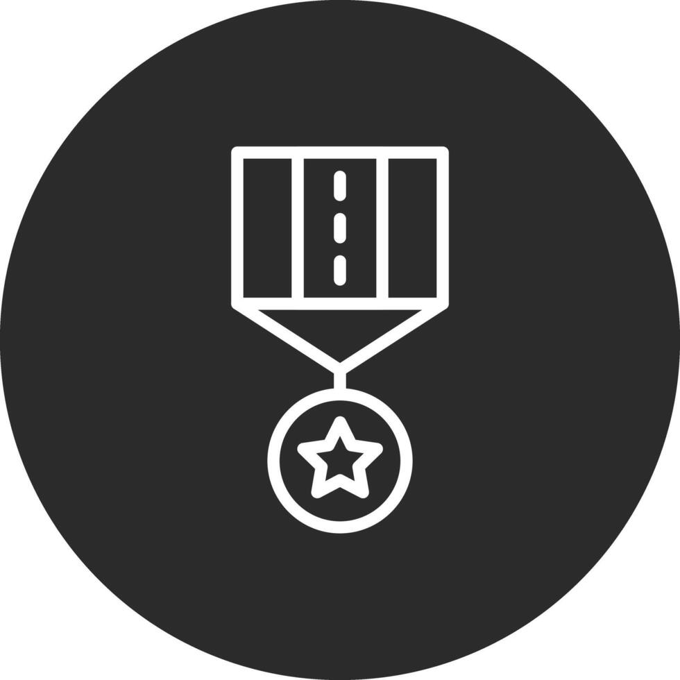 esercito medaglia vettore icona