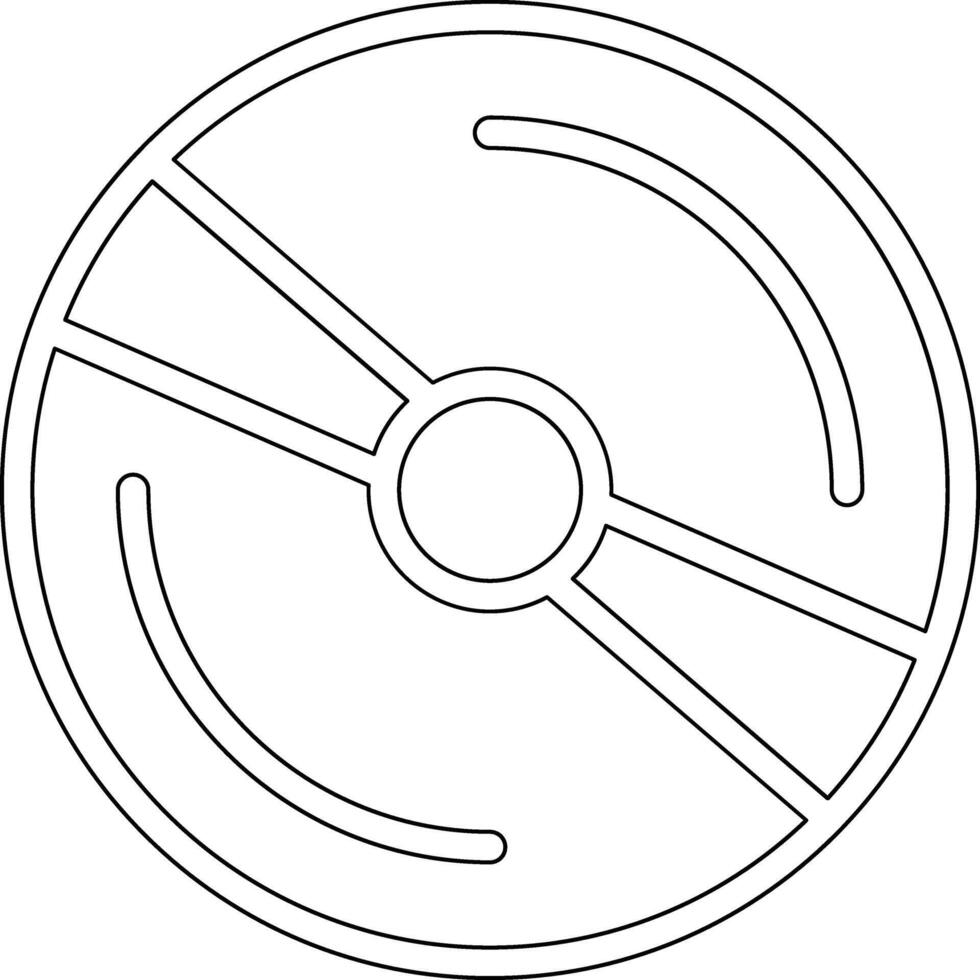 compatto disco vettore icona
