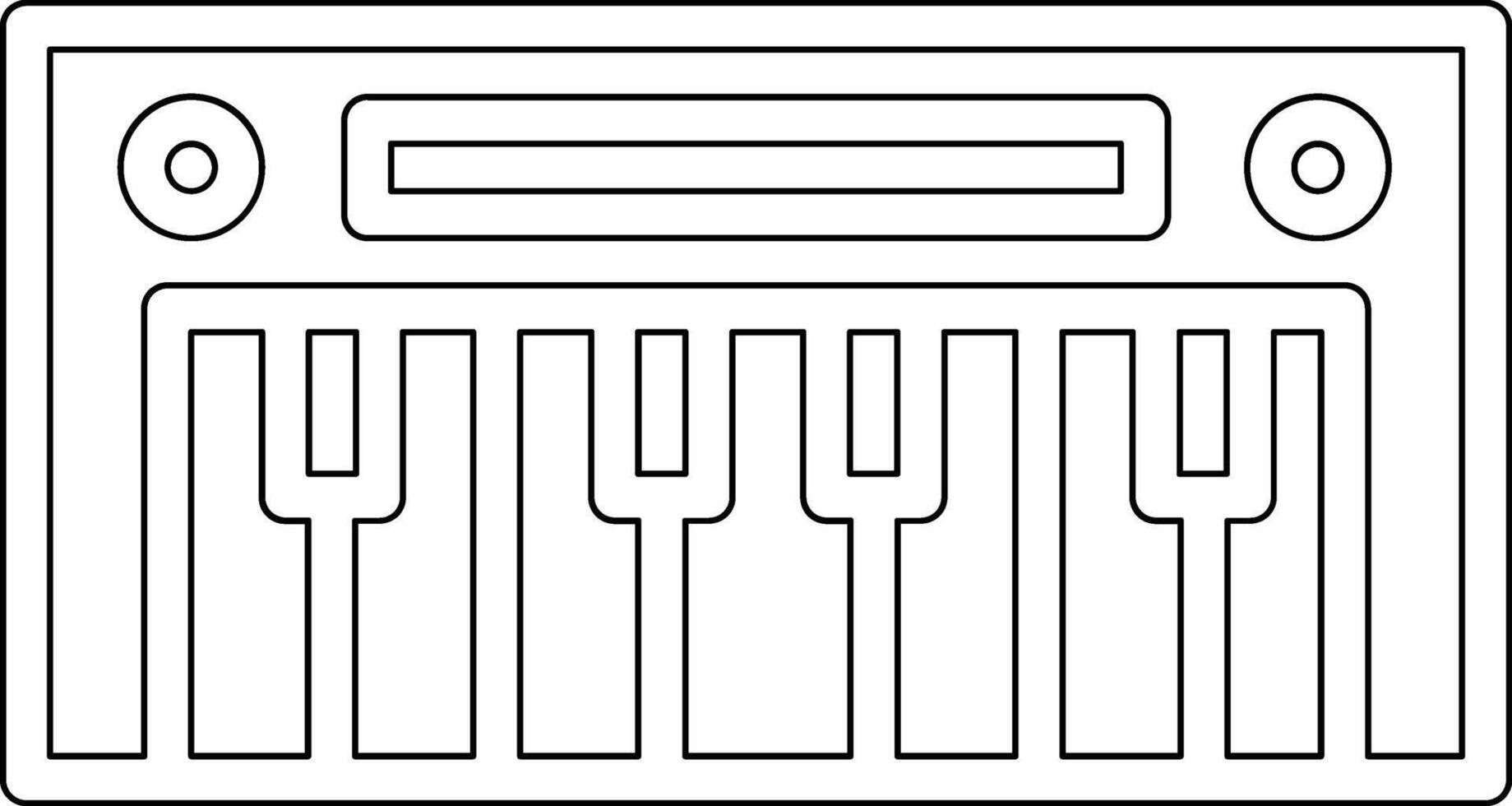 icona del vettore di pianoforte