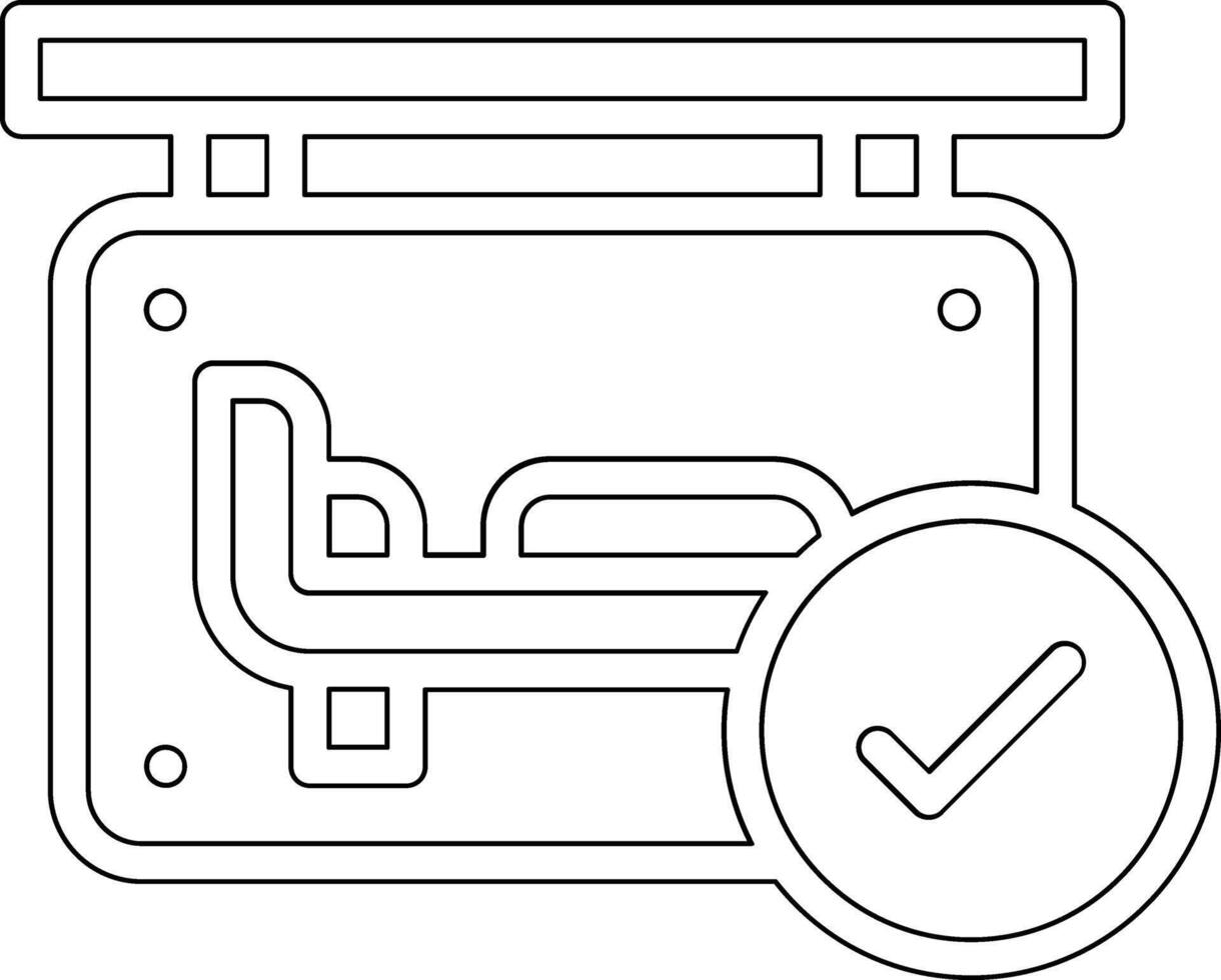 camera disponibilità vettore icona