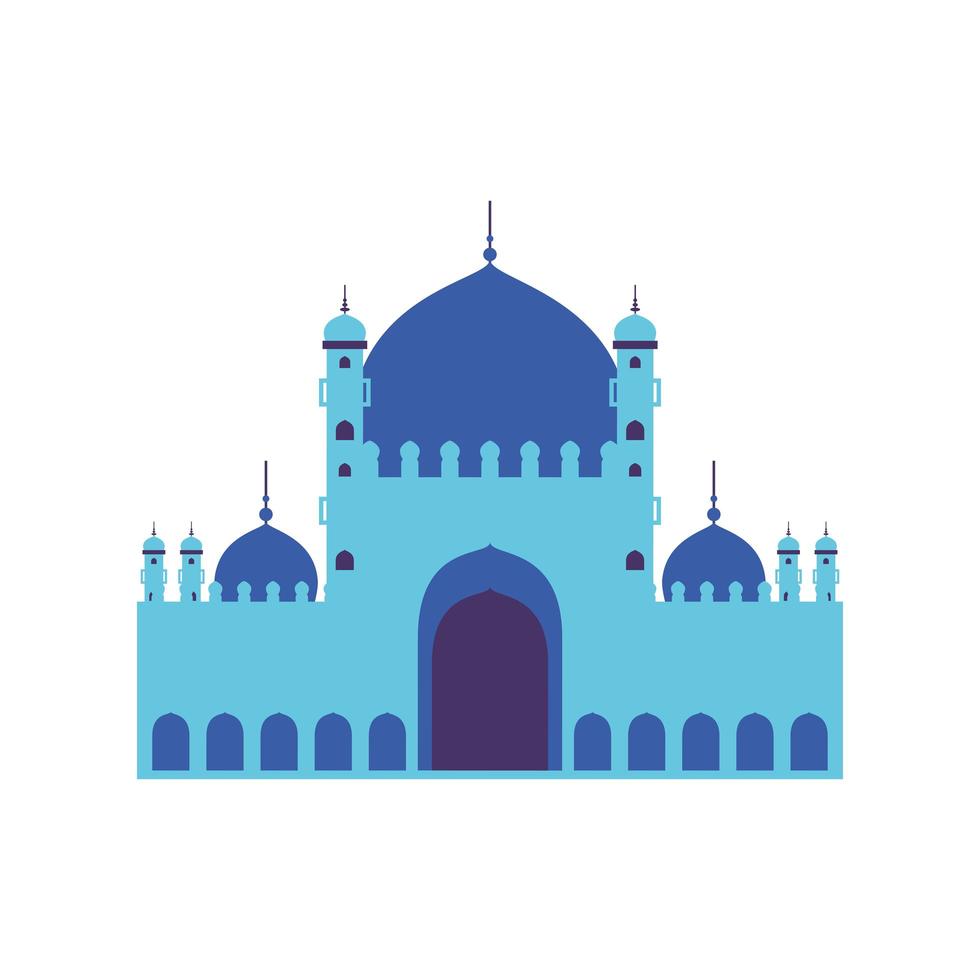 classico dell'architettura della moschea vettore