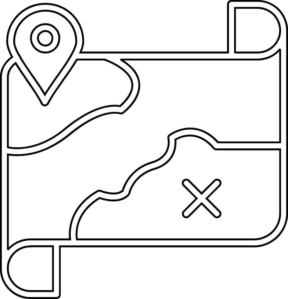 icona della mappa vettoriale