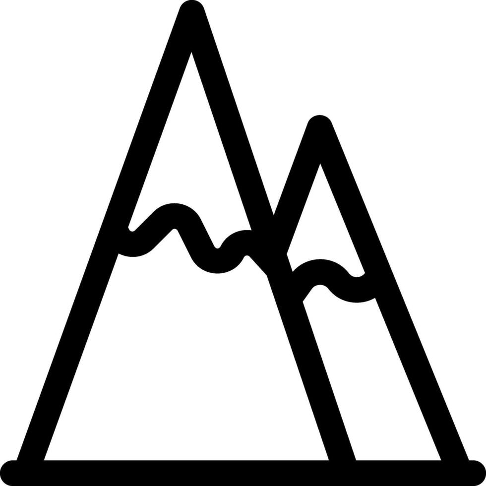 Questo icona o logo natura icona o altro dove esso spiega il qualunque cosa relazionato per natura come come montagne, alberi e altri o design applicazione Software o altro e essere Usato per ragnatela vettore