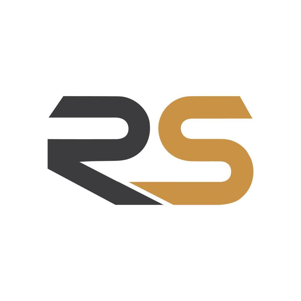 iniziale lettera rs logo o sr logo vettore design modello