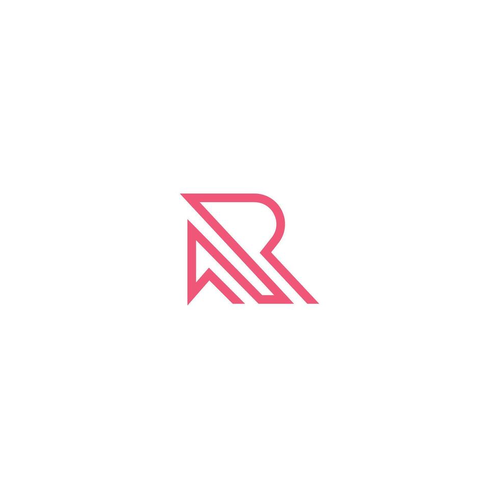 r o rr logo e icona design vettore