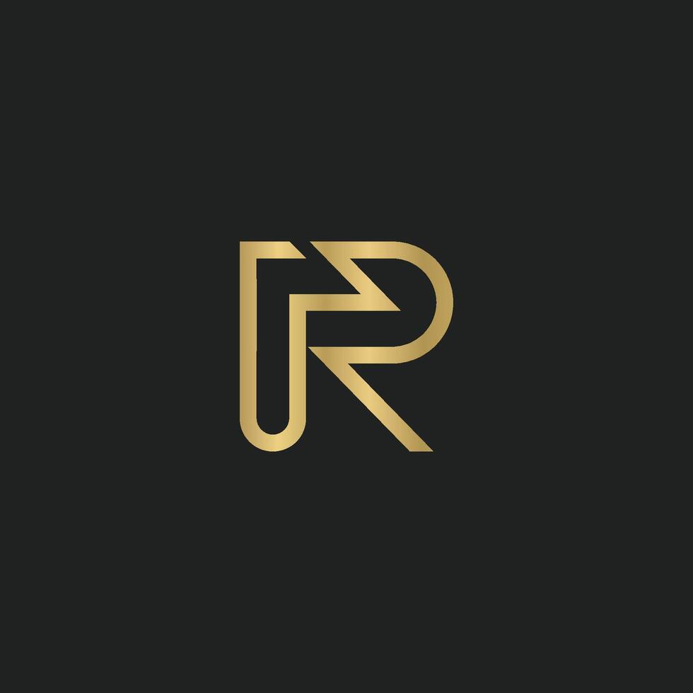 r o rr logo e icona design vettore