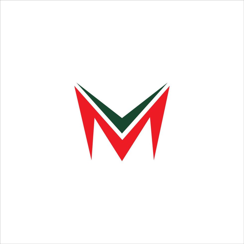 iniziale lettera mv logo o vm logo vettore design modello