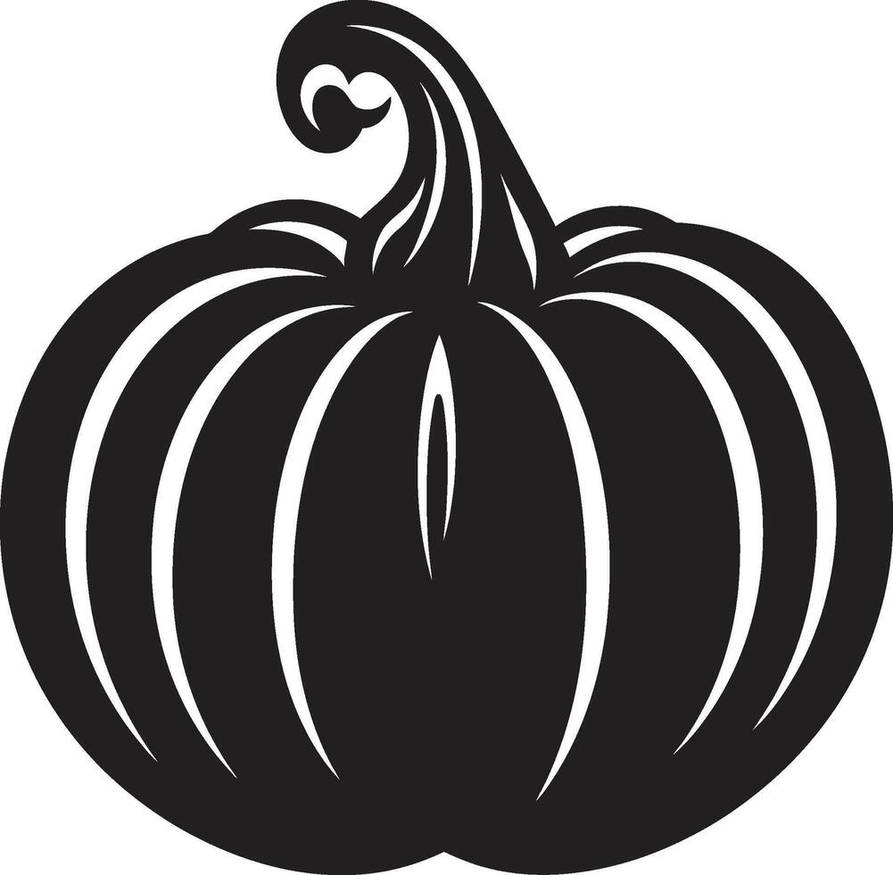 vivace zucca bellezza vettore logo design di stagione fascino svelato zucca iconico emblema