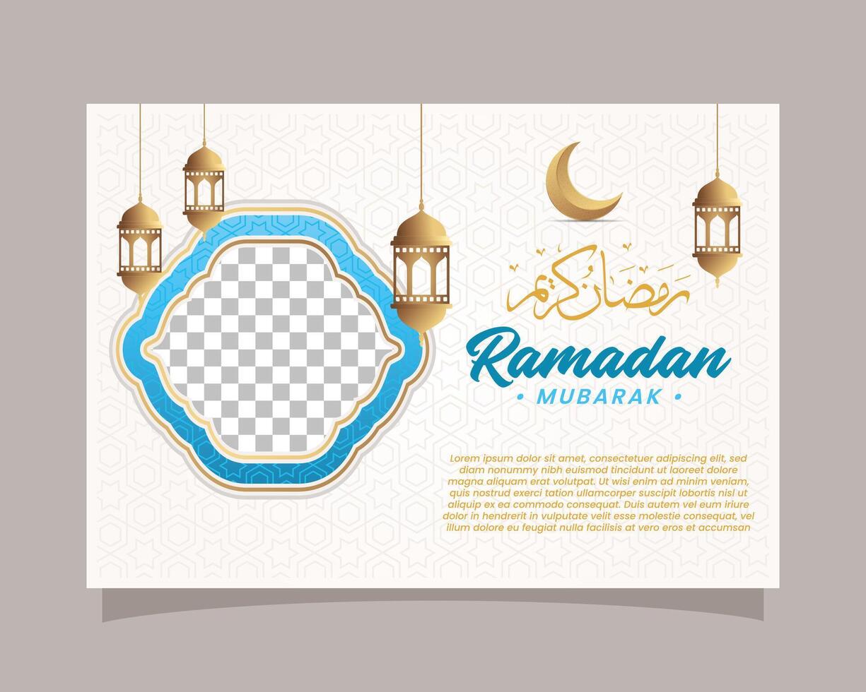 elegante Ramadan kareem sfondo, per manifesto, telaio concetto, volantino, manifesto. vettore illustrazione