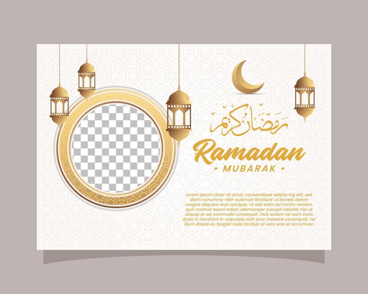 elegante Ramadan kareem sfondo, per manifesto, telaio concetto, volantino, manifesto. vettore illustrazione