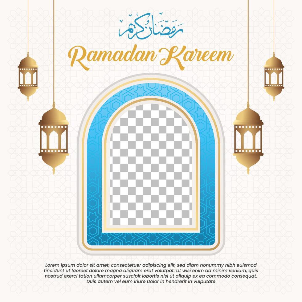 elegante Ramadan kareem sfondo, per manifesto, telaio concetto, volantino, manifesto, sociale media inviare vettore