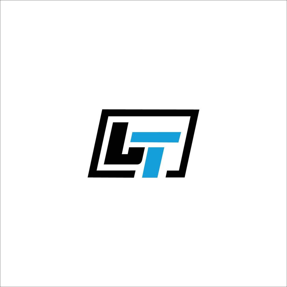 iniziale lettera lt logo o tl logo vettore design modello