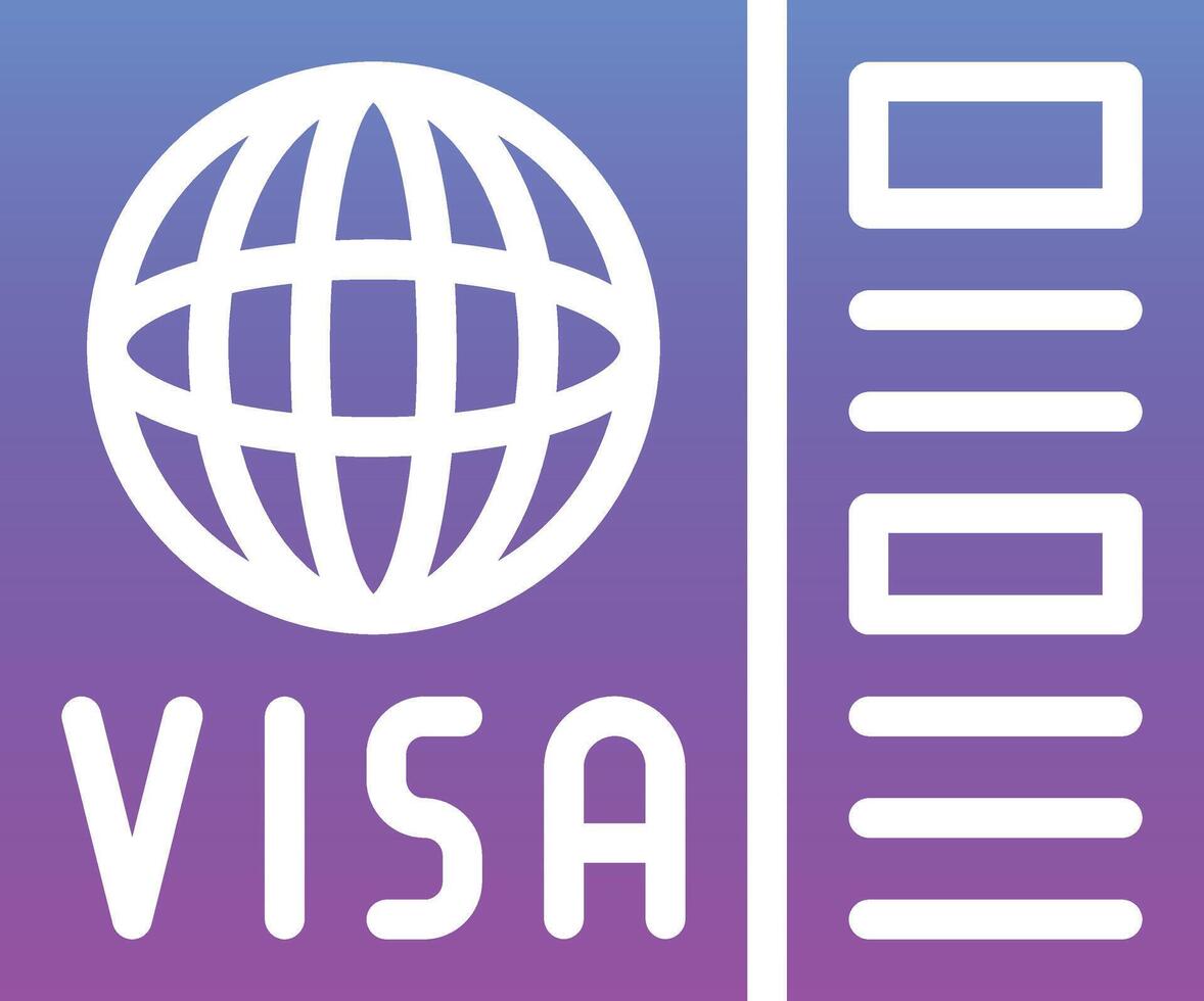 Visa vettore icona