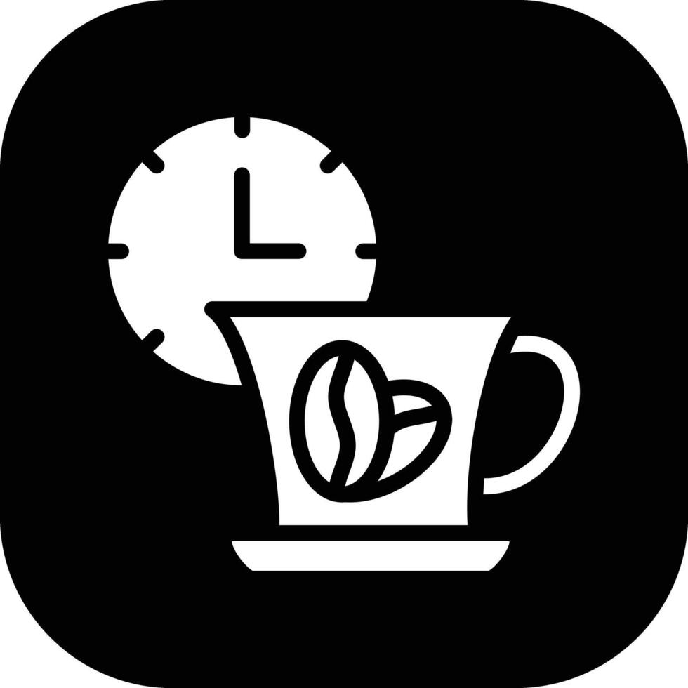 caffè tempo vettore icona