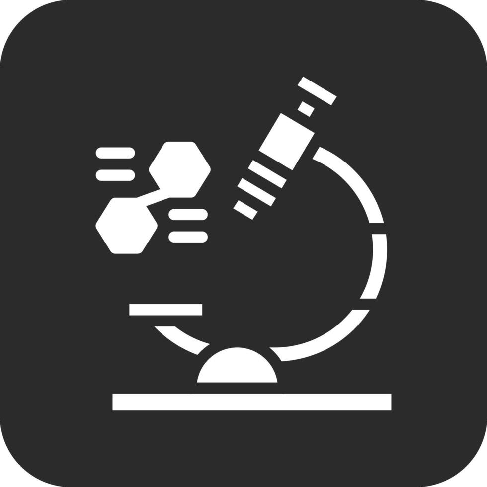 icona del vettore del microscopio
