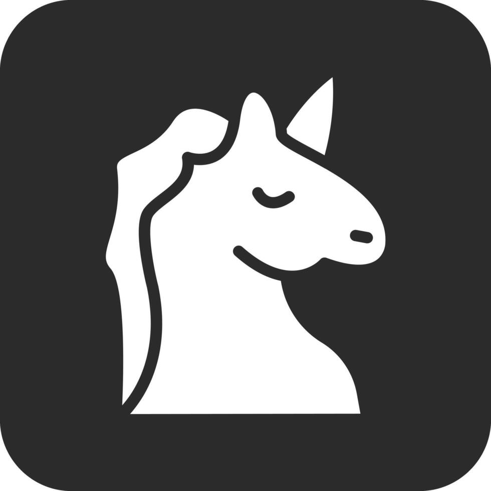 unicorno vettore icona