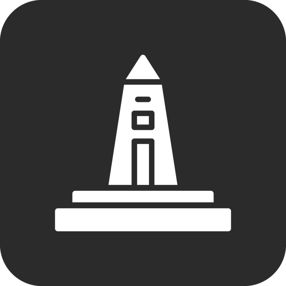obelisco vettore icona