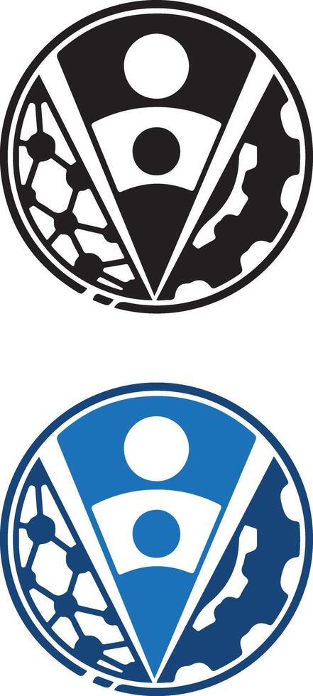logo per influencer sponsorizzazione programma vettore