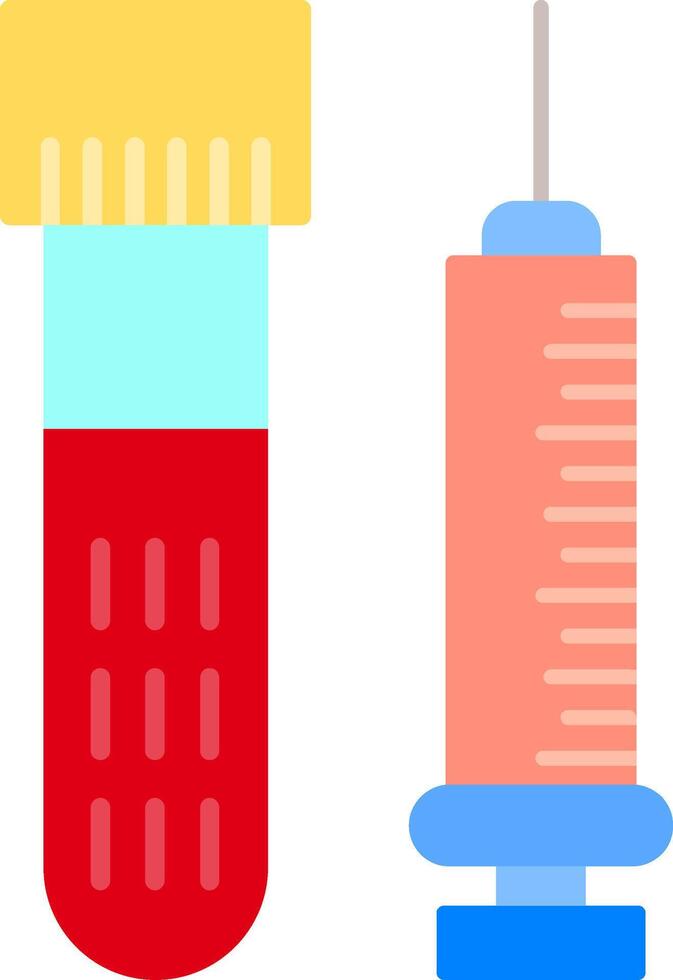 icona piatta di iniezione vettore