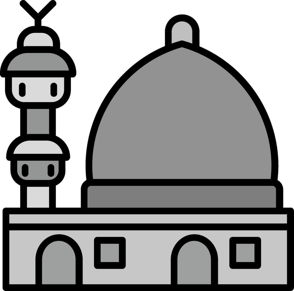 icona del vettore moschea