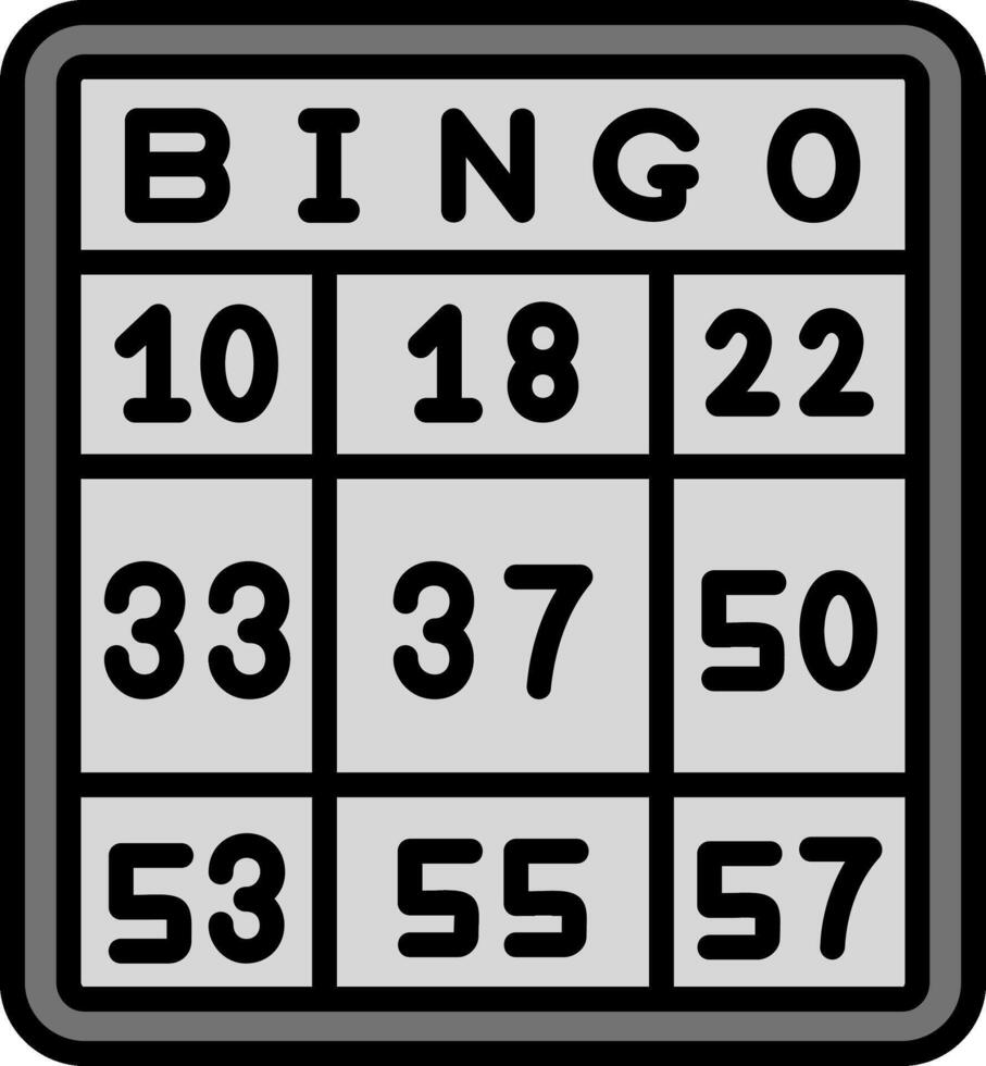 icona del vettore bingo