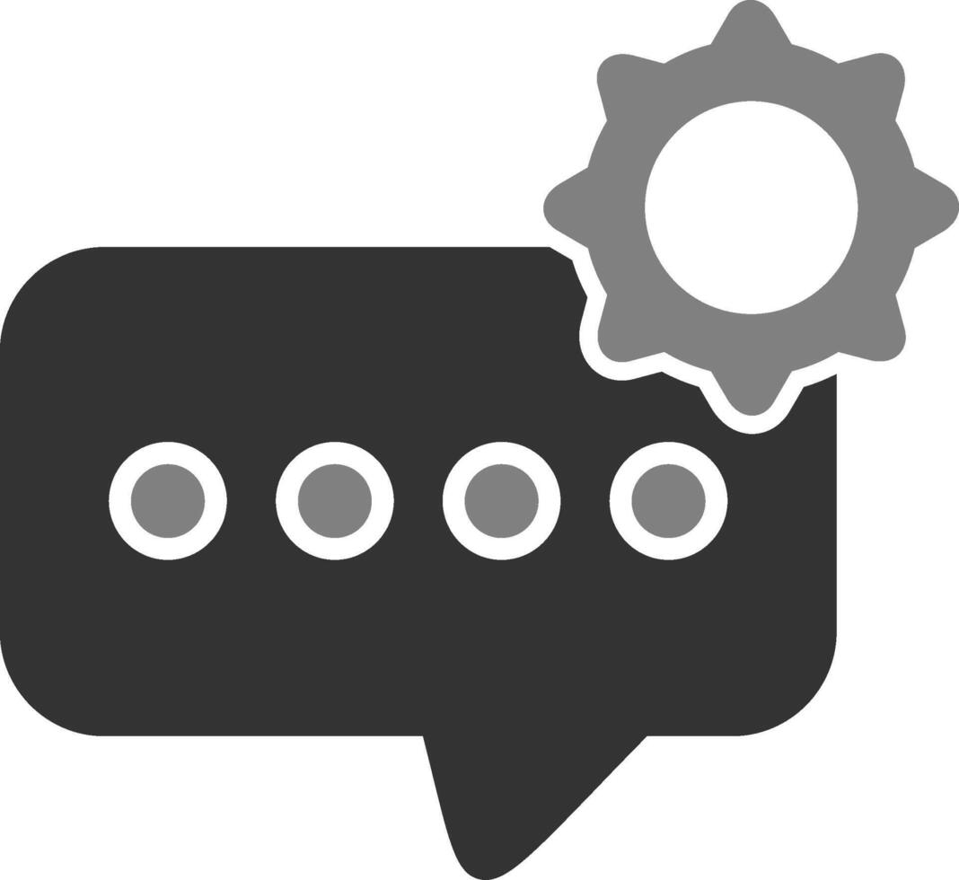 supporto icona chat vettoriale